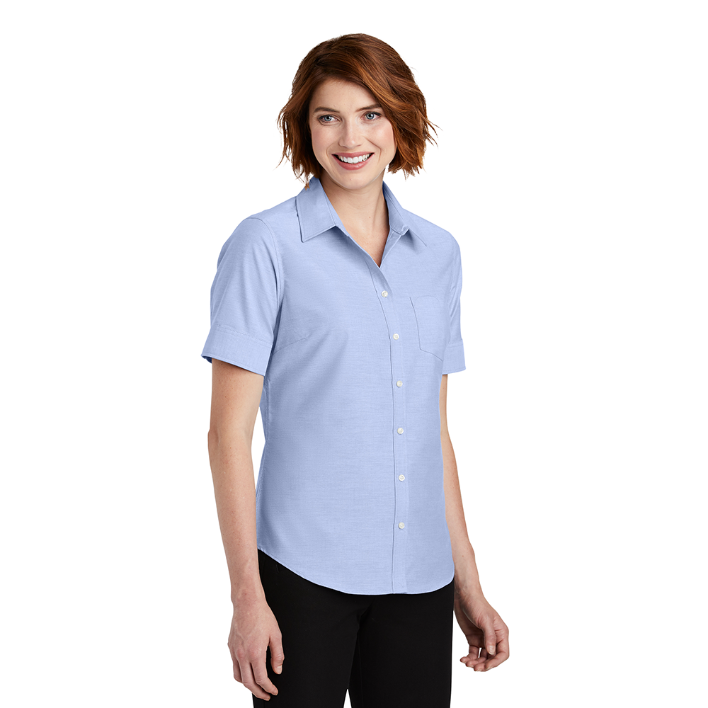 Ladies' Short Sleeve SuperPro™ Oxford Shirt